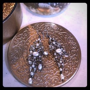 Pearl Chandelier Earrings